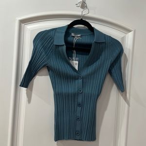 Guess XS CYCLONE BLUE SS CARMELLA CARDIGAN SWTR TOP